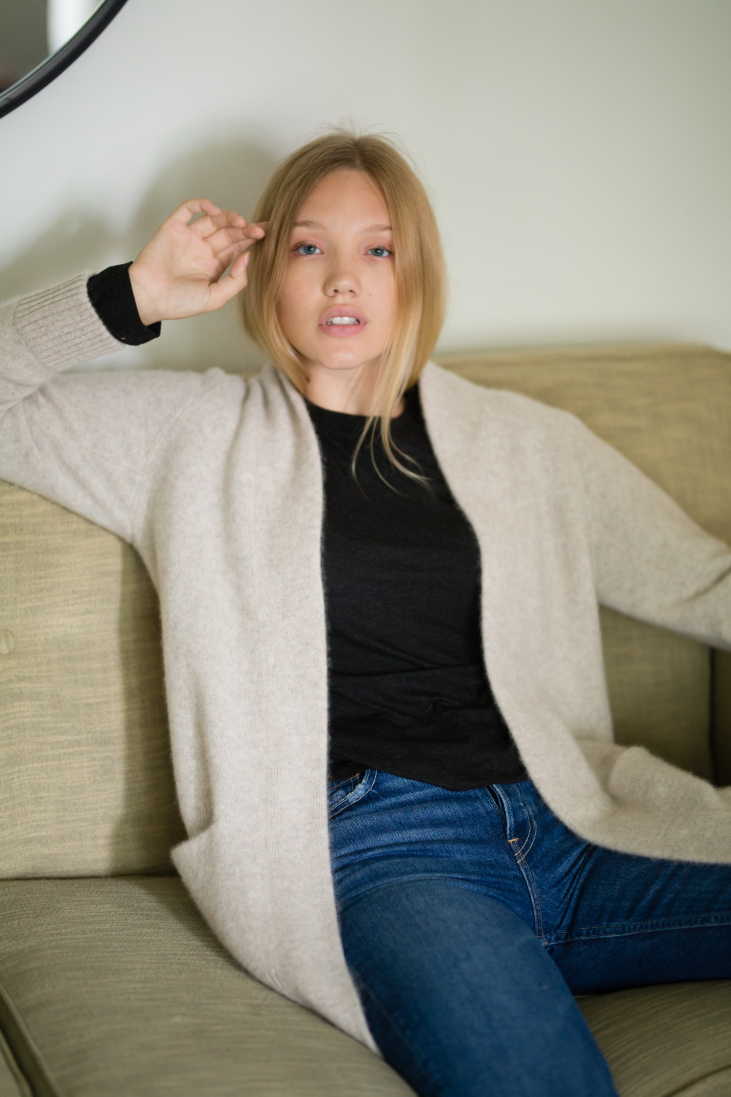 vince raglan cardigan