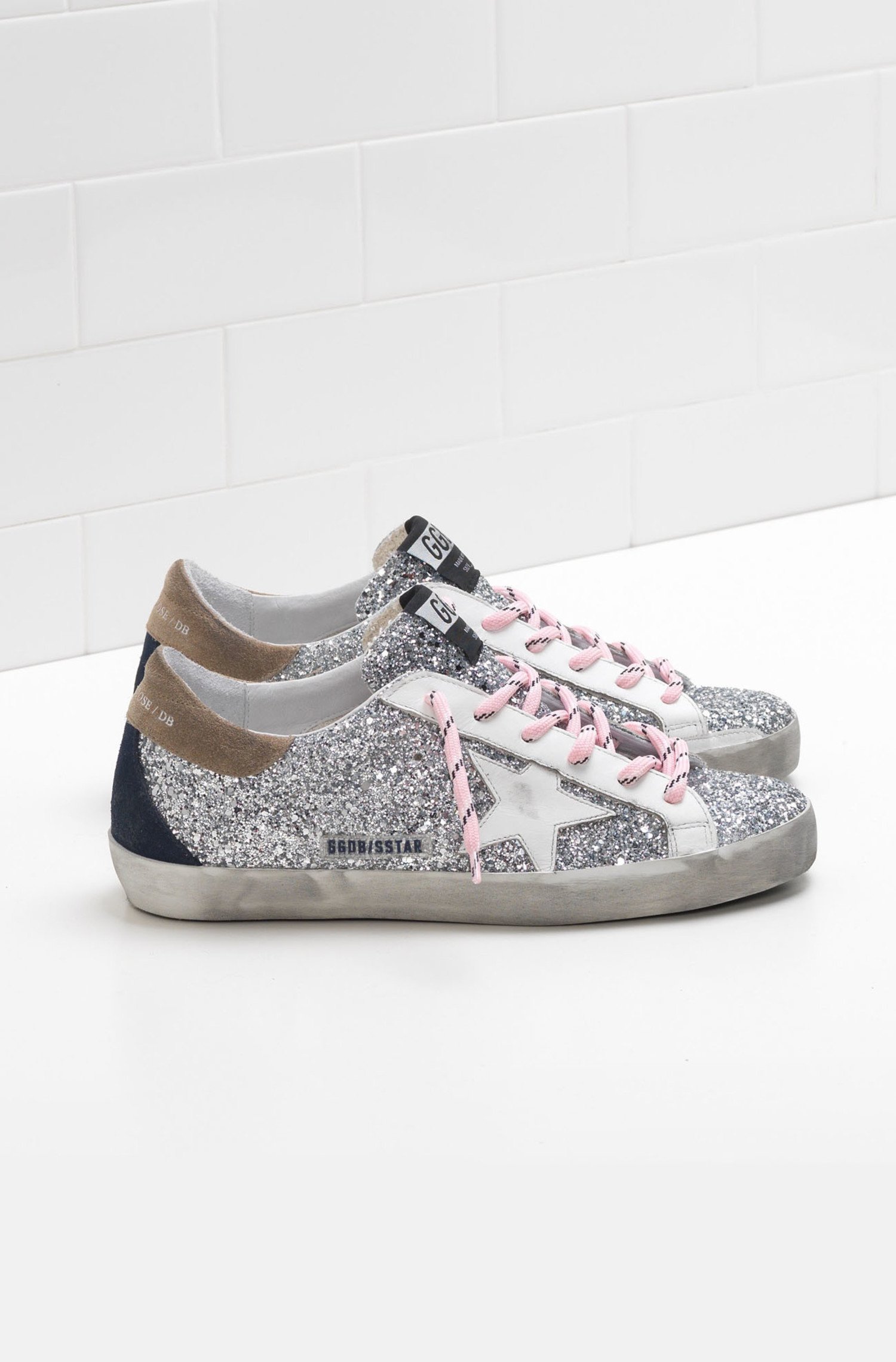 golden goose pink laces