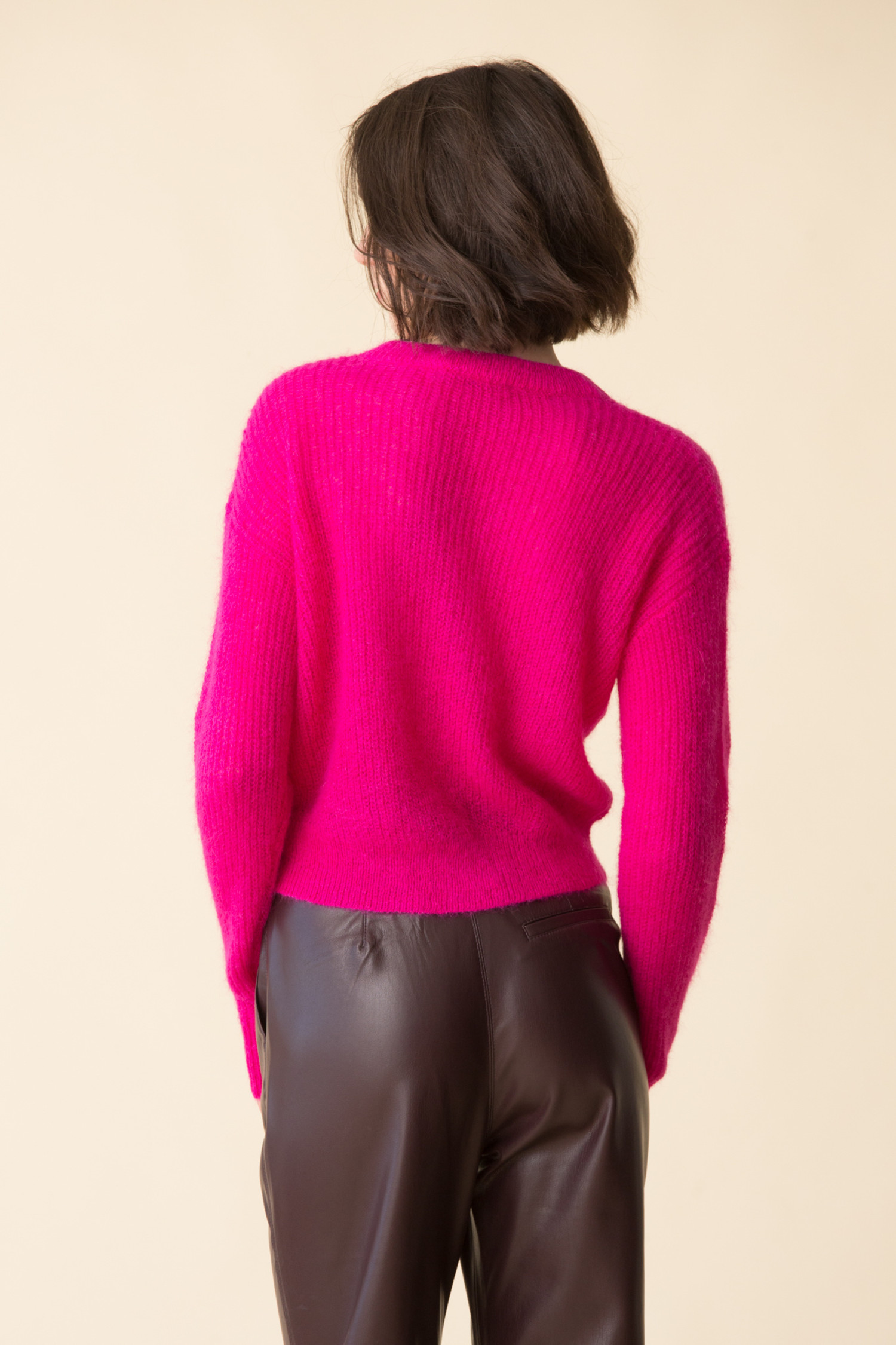 veronica beard melinda crew neck sweater