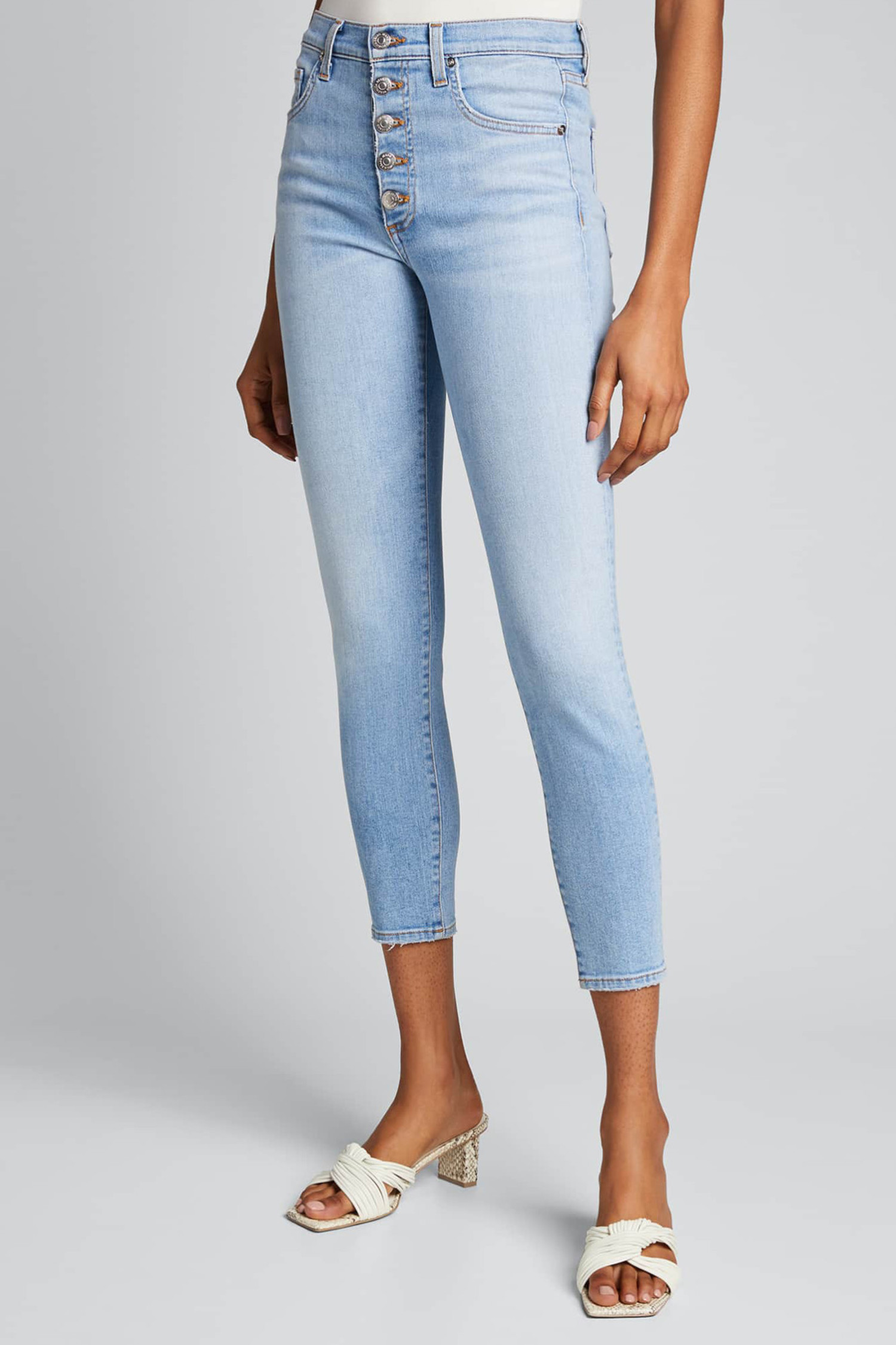 veronica beard high waisted jeans