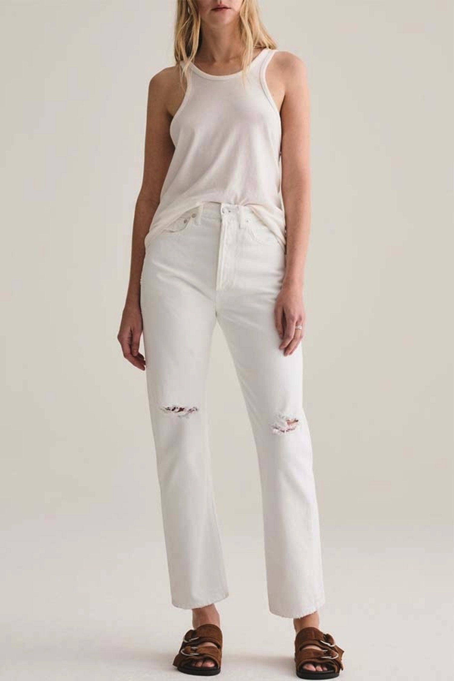 agolde 90s white