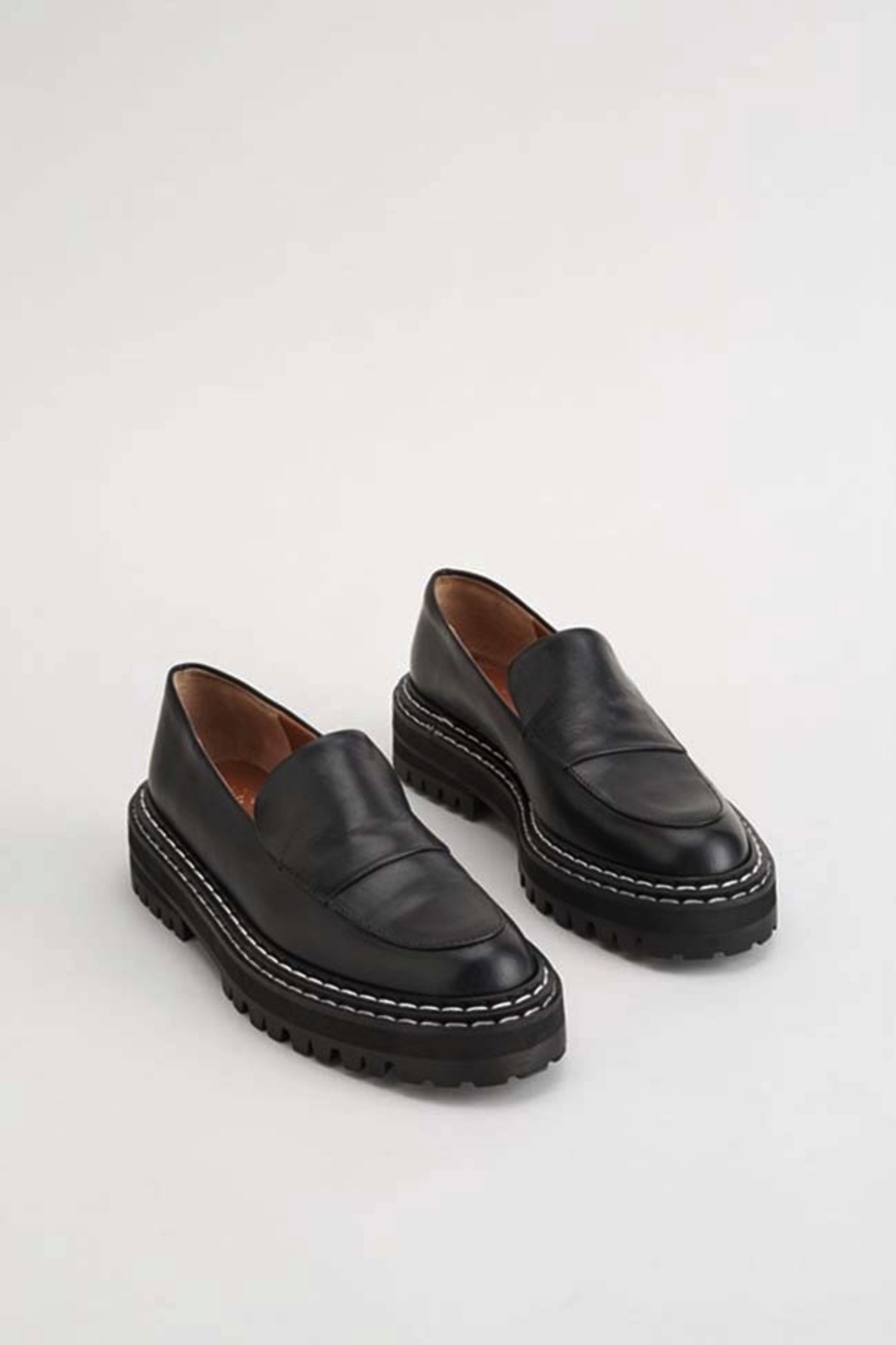 chunky loafer shoes