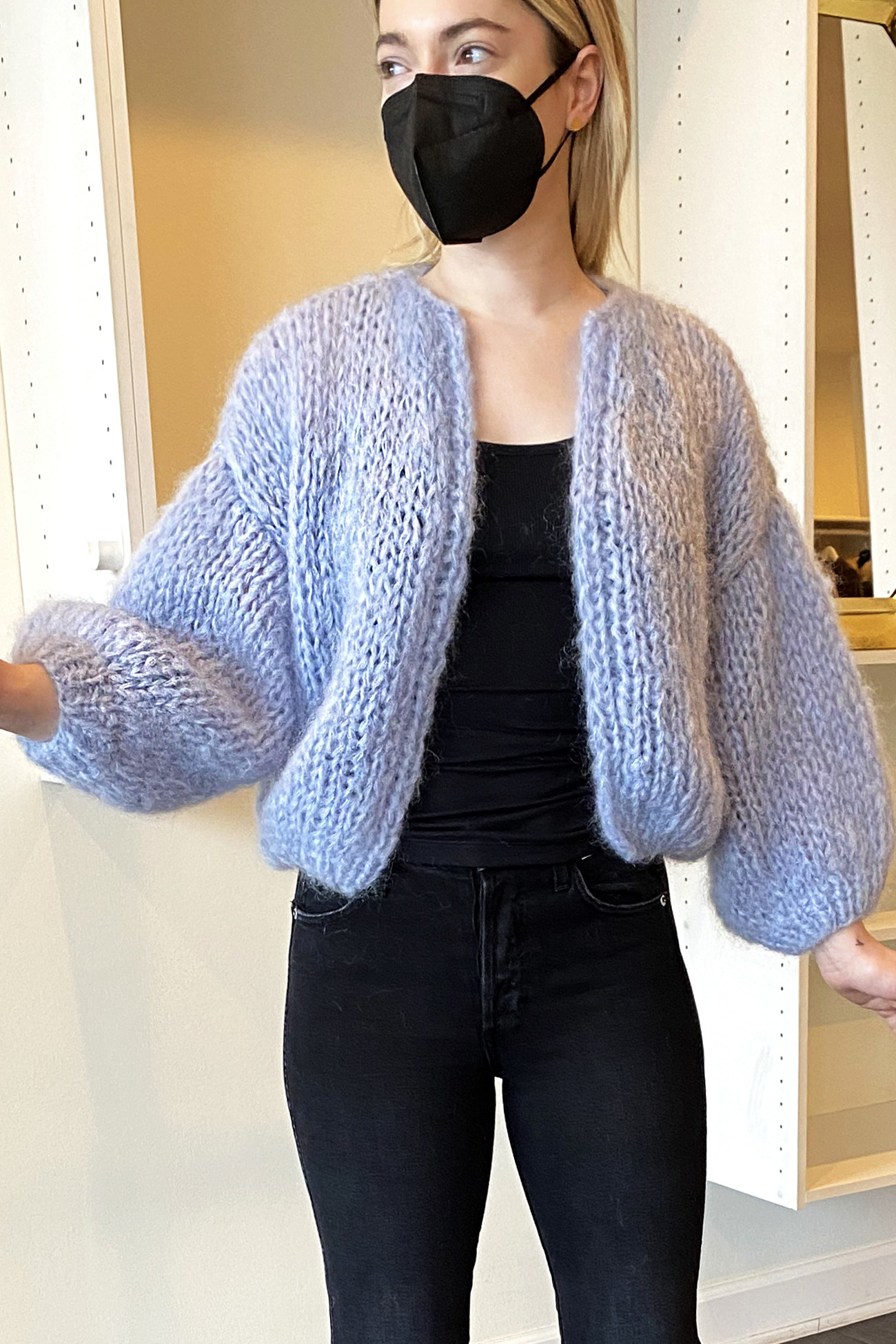 maiami mohair big cardigan