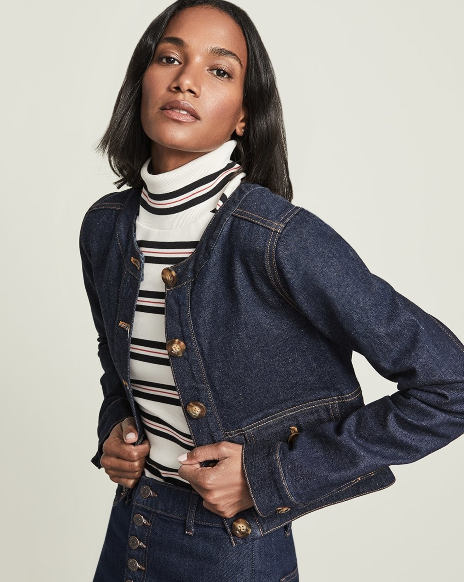 veronica beard denim jacket