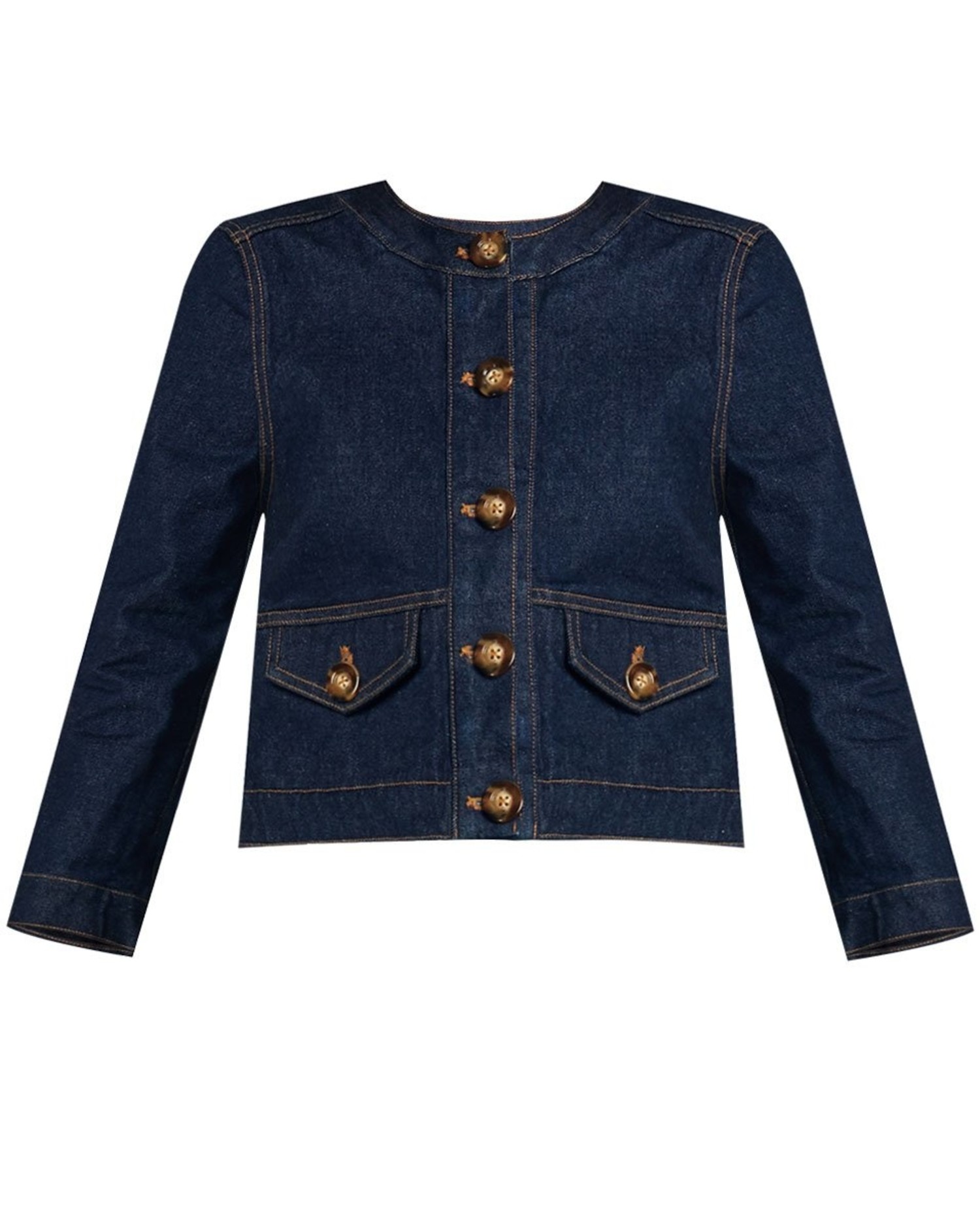 veronica beard denim blazer