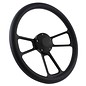 Forever Sharp Muscle Wheel with Horn Button & Adapter - Black/Black Wrap - 14" - 1099