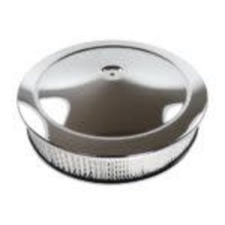 RPC Air Cleaner - Muscle Car Style with Recessed Base - Round -14″ x 3'' - S2195