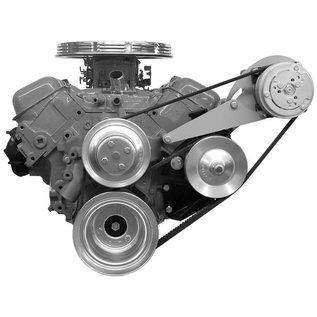 Alan Grove Components Compressor Bracket - BBC - Long Water Pump - Driver Side - 122L