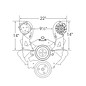 Alan Grove Components Alternator Bracket - SBC - Long Water Pump - Driver Side - 220L