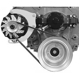 Alan Grove 119L Low Profile A/C Bracket – SBC Chevy Driver Side