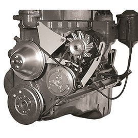 Alan Grove Components Comp & Alt Bracket - 235 6-Cylinder 1955-62 - Driver Side - 301L
