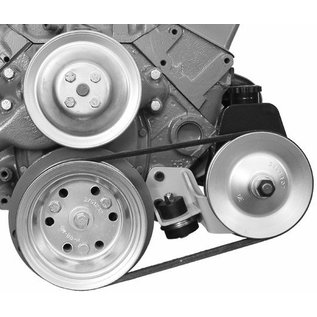Alan Grove Components Power Steering Bkt - SBC - Short Pump(55-57 Pass & 55 Trk) Dr Side-404L