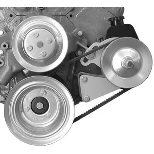 Alan Grove Components Power Steering Bracket - BBC - Long Water Pump - Driver Side - 407L