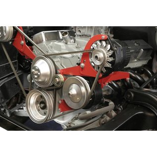 Alan Grove Components Alt & PS BKT - SB Chevy - Short Pump - (64-68 A Body) - Drivers Side-600L