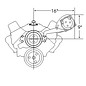 Alan Grove Components Compressor Bracket - SBC - Long Water Pump - Driver Side - 137L