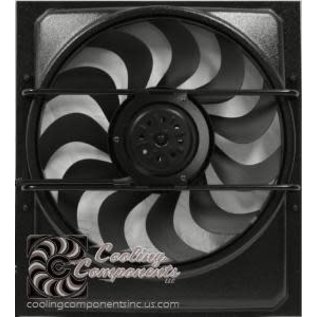 Cooling Components Style 30 Slim-line 2 speed Fan Tall Shroud -CC-1730
