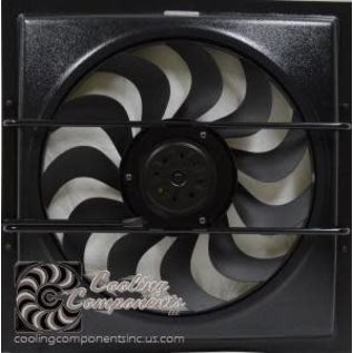 Cooling Components Style 70 Slim-line 2 speed Fan Square Shroud - CC-1770