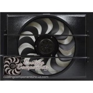 Cooling Components Style 80/85 Slim-line 2 speed Fan for down flow radiators - CC-1780