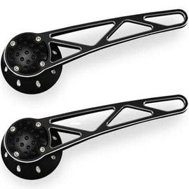 Clayton Machine Works PRO TOURING DOOR HANDLE SET TRUSS BLACK 1949 & UP GM & FORD - PT-402