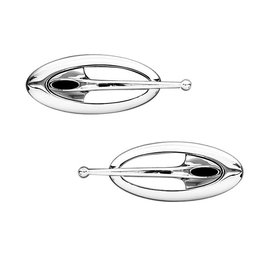 Clayton Machine Works ELLIPTICAL BEZEL DOOR HANDLES - BALL END - EL-502