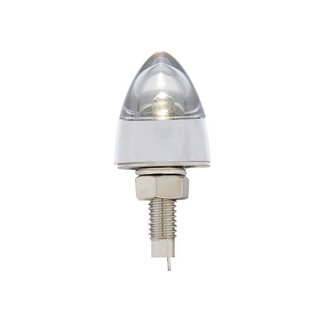 United Pacific LED Bullet License Fastener - White - #10862