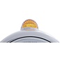 United Pacific Stainless GUIDE Headlight - H6024 Bulb w/Dual Function Amber LED/Amber Lens - 32392