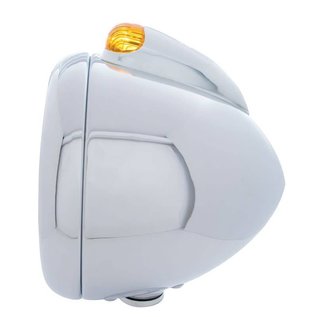 United Pacific Guide 682-C Headlight H6024 & Dual Mode LED Signal - Stainless Steel - 32392