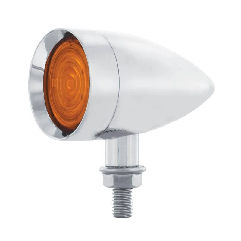 Dual Function 9 LED Mini Bullet Lights in Red or Amber