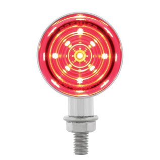 United Pacific 9 LED Dual Function Mini Bullet Light - Red LED/ Red Lens  - #36860