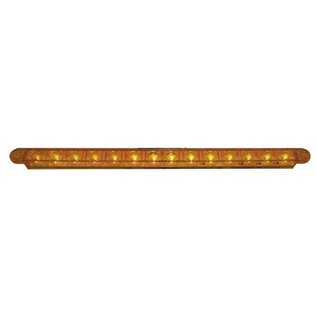 United Pacific 12" 14 LED Sequential Auxiliary/Utility Lt Bar w/ Amber - #37896B