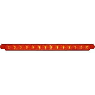 United Pacific 12" 14 LED Sequential Auxiliary/Utility Lt Bar w/ Red - 37897B