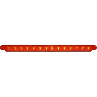 United Pacific 12" 14 LED Sequential Auxiliary/Utility Lt Bar w/ Red - #37897B