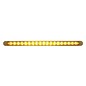 United Pacific 12" 19 LED Amber Light Bar W/ Chrome Bezel - #37940