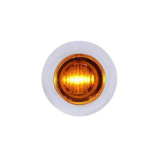 United Pacific 3 LED Mini Light  - Amber - #37967