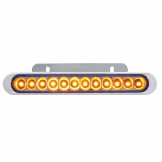 United Pacific 12 LED 6 1/4" Auxiliary Strip Light - Amber - 38042