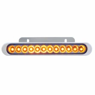 United Pacific 12 LED 6 1/4" Auxiliary Strip Light - Amber - #38042