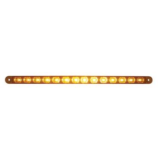 United Pacific 12" Turn Signal Light Bar - Amber LED/Amber Lens - 38946B