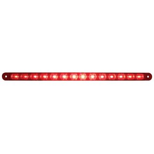 United Pacific 12" Stop, Turn & Tail Light Bar - Red LED/Red Lens  - 38947B