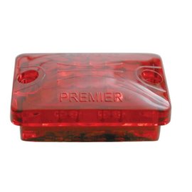 United Pacific Small Rod Light Red LED Lens Only - Red - 39512B