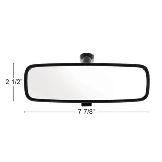 United Pacific Day/Night Interior Rearview Mirror - Black -#60052