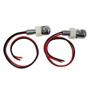 United Pacific Single LED License Plate Fasteners (2 Pack) - 70303