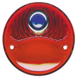 United Pacific 28-31 Ford Tail Light Glass Lens with Blue Dot - A5001