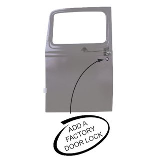 United Pacific 32 Ford 5W Door Latch Assembly - Passenger Side W/ Lock - #B20013WL