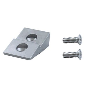 United Pacific 32-34 Ford Closed Car, Except 32 3W, Door Striker Plate with Mounting Hardware - B20120