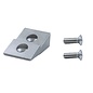 United Pacific 32-34 Ford Closed Car Door Striker Plate with Mounting Hardware - B20120