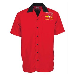 Clay Smith Cams CS 09A - Support Local Speed Shop Bowling Shirt - Red/Black