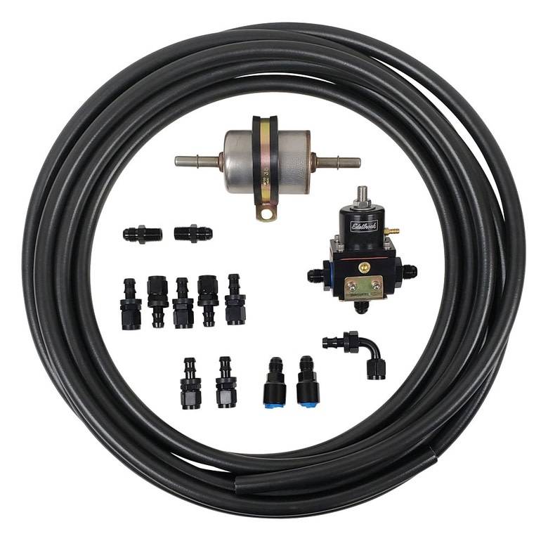 Carbureted Fuel Line Kit w/Bypass Regulator - CARB-LINE-KIT - Affordable  Street Rods