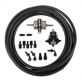 Tanks, Inc. Carbureted Fuel Line Kit w/ Regulator & 2x 45 fittings - CARB-LINE-KIT45