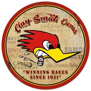 Clay Smith Cams Garage Sign - Clay Smith Winning Races