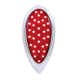 United Pacific 38-39 Ford Car Tail Light With Chrome Flush Mount Bezel - FTL383907